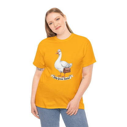 Goose Savior T-Shirt — Vintage Illustrated Goose Tee Whimsical Animal Gift