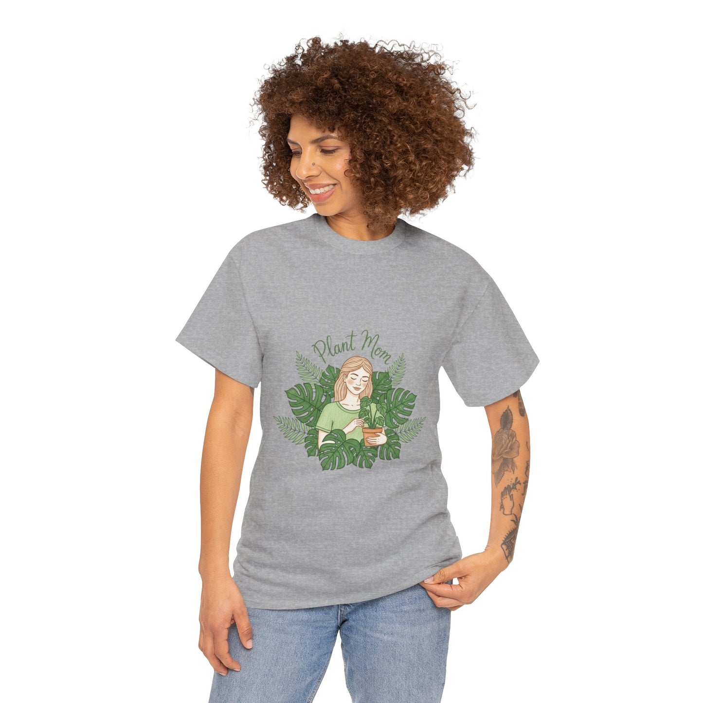 Plant Mom T-Shirt — Cute Botanical Graphic Tee for Plant Lovers
