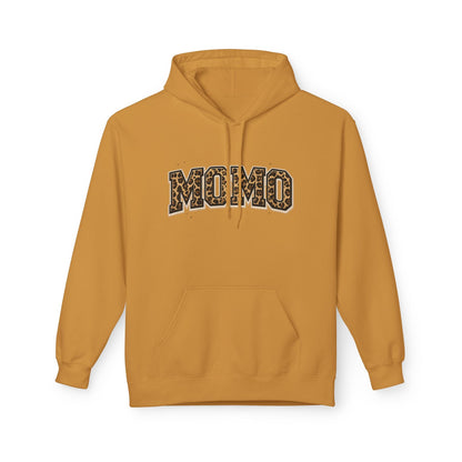 MOMO Leopard Print Hoodie | Mom Mom Animal Print Mother's Day Gift