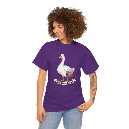 Goose Savior T-Shirt — Vintage Illustrated Goose Tee Whimsical Animal Gift