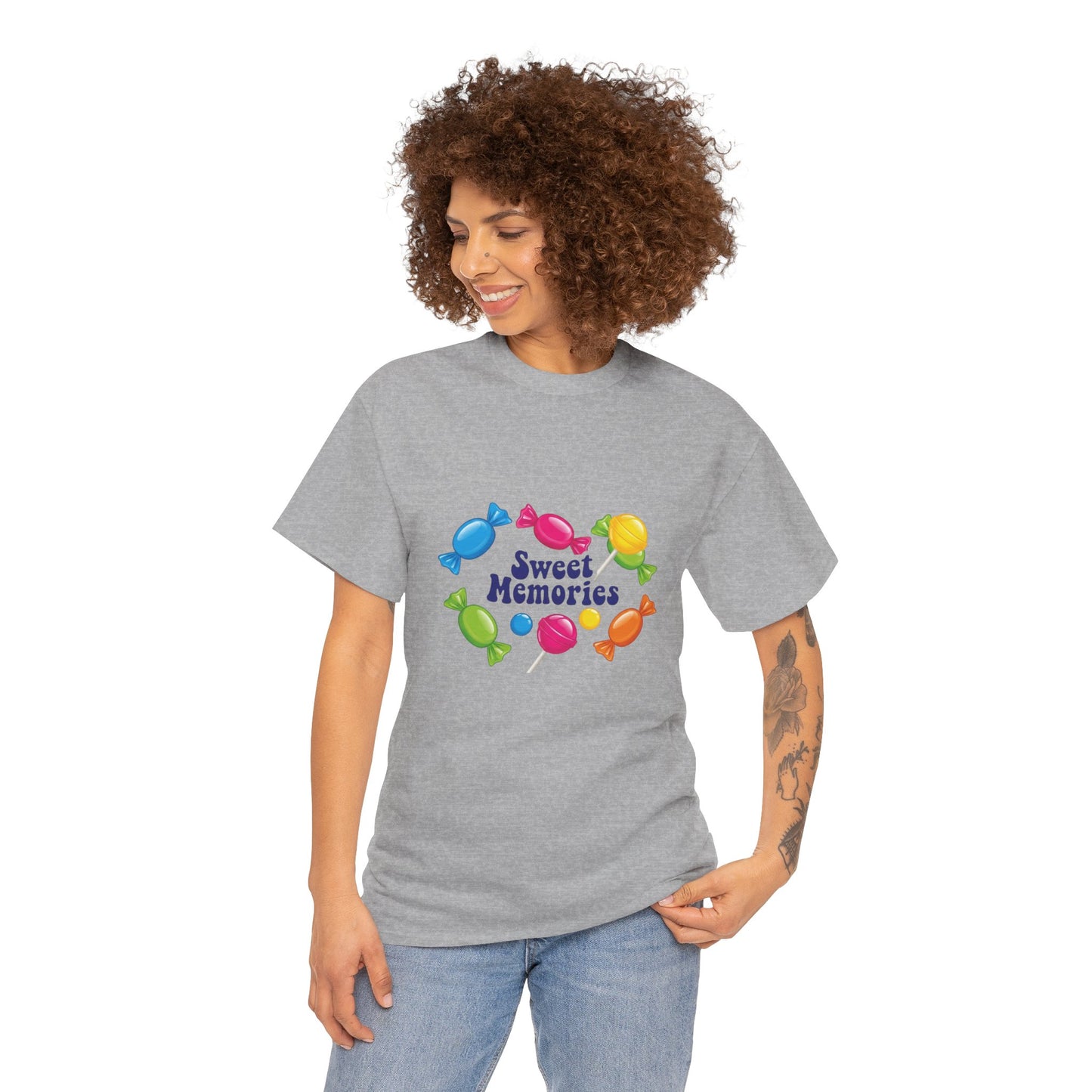 Sweet Memories Candy Tee — Retro Candy Graphic Unisex T-Shirt