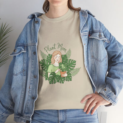 Plant Mom T-Shirt — Cute Botanical Graphic Tee for Plant Lovers
