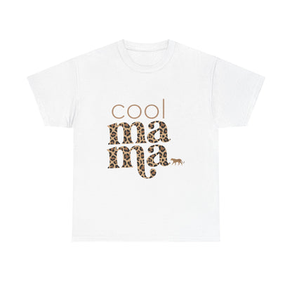 Cool Mama Leopard Print T-Shirt | Casual Mom Tee
