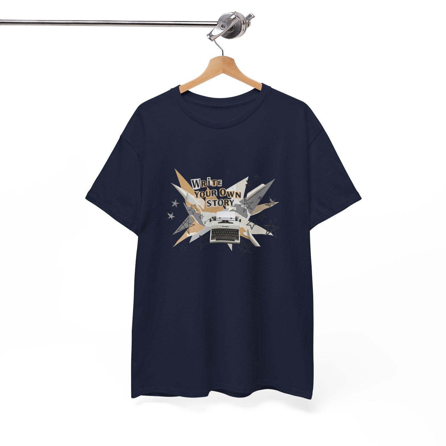 Write Your Own Story T-Shirt — Typewriter Graphic Tee Writer Gift Inspirational
