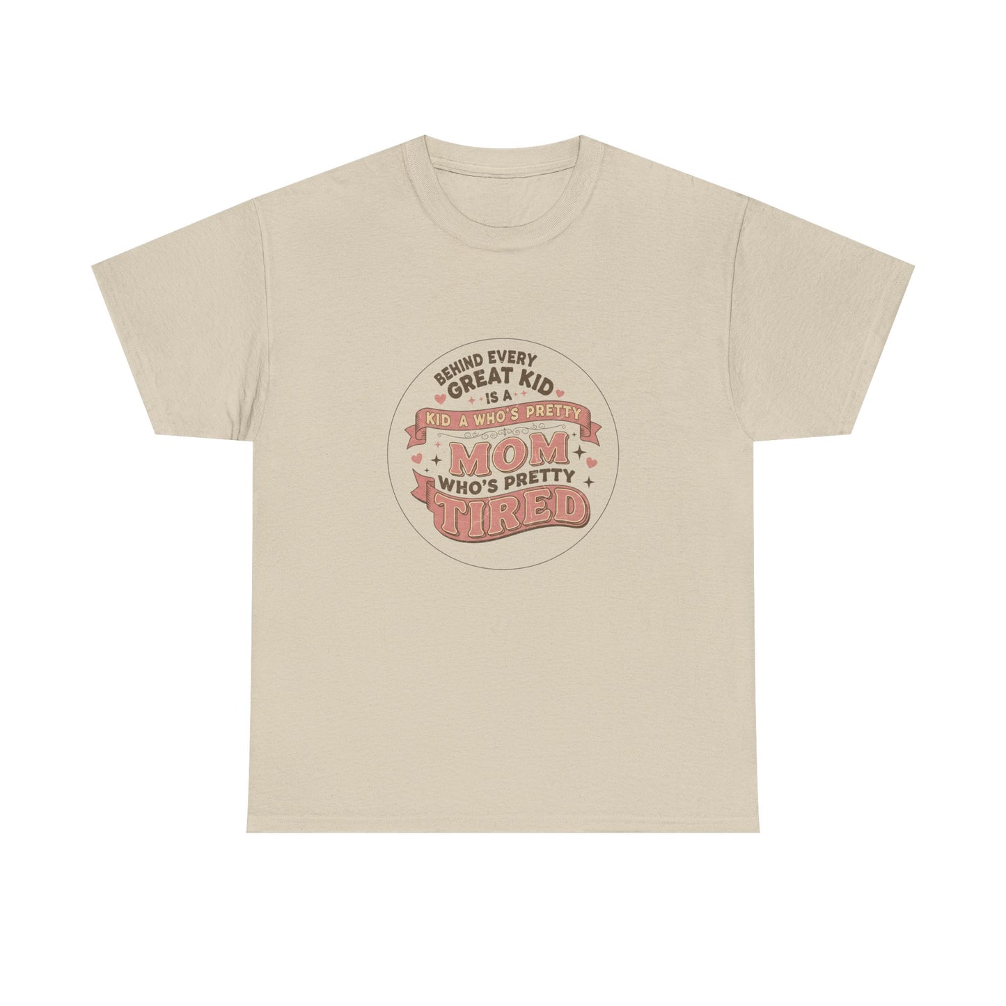 Pretty Tired Mom T-Shirt Funny Vintage Tee Gift for Mom Women Funny Mom Shirt