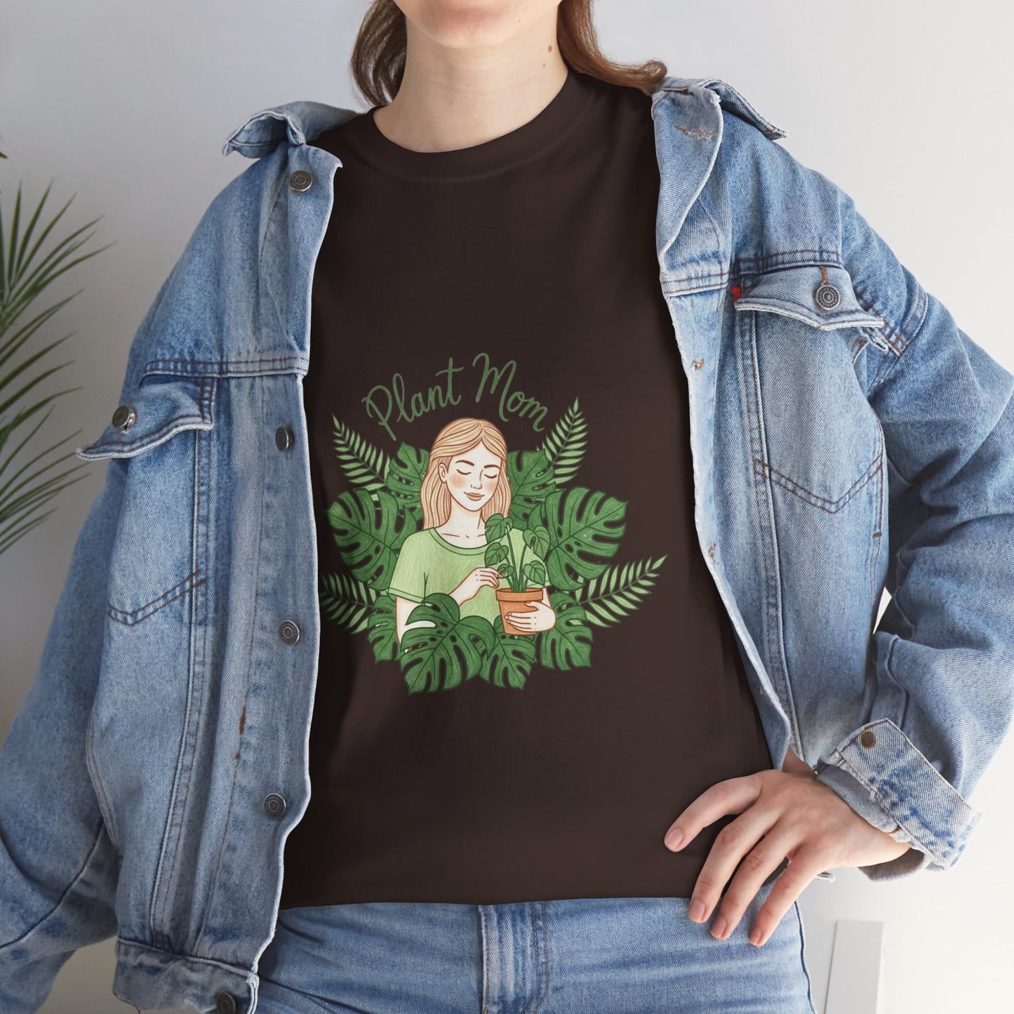 Plant Mom T-Shirt — Cute Botanical Graphic Tee for Plant Lovers