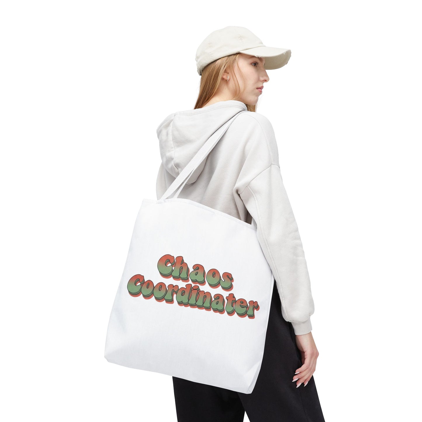 Chaos Coordinator Tote Bag Funny Gift for Mom Teacher Office Women Reusable