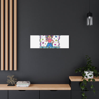 Main Character Energy Canvas | Y2K Aesthetic, Retro Internet Pop Art