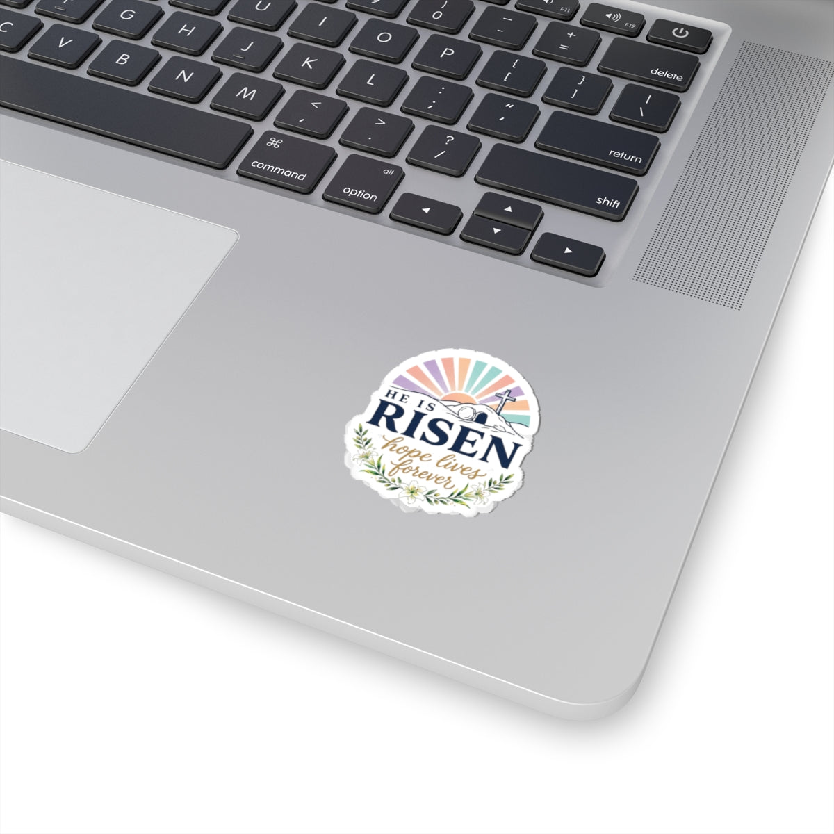 He Is Risen Kiss-Cut Stickers | Easter Christian Resurrection, Scripture Faith Decal