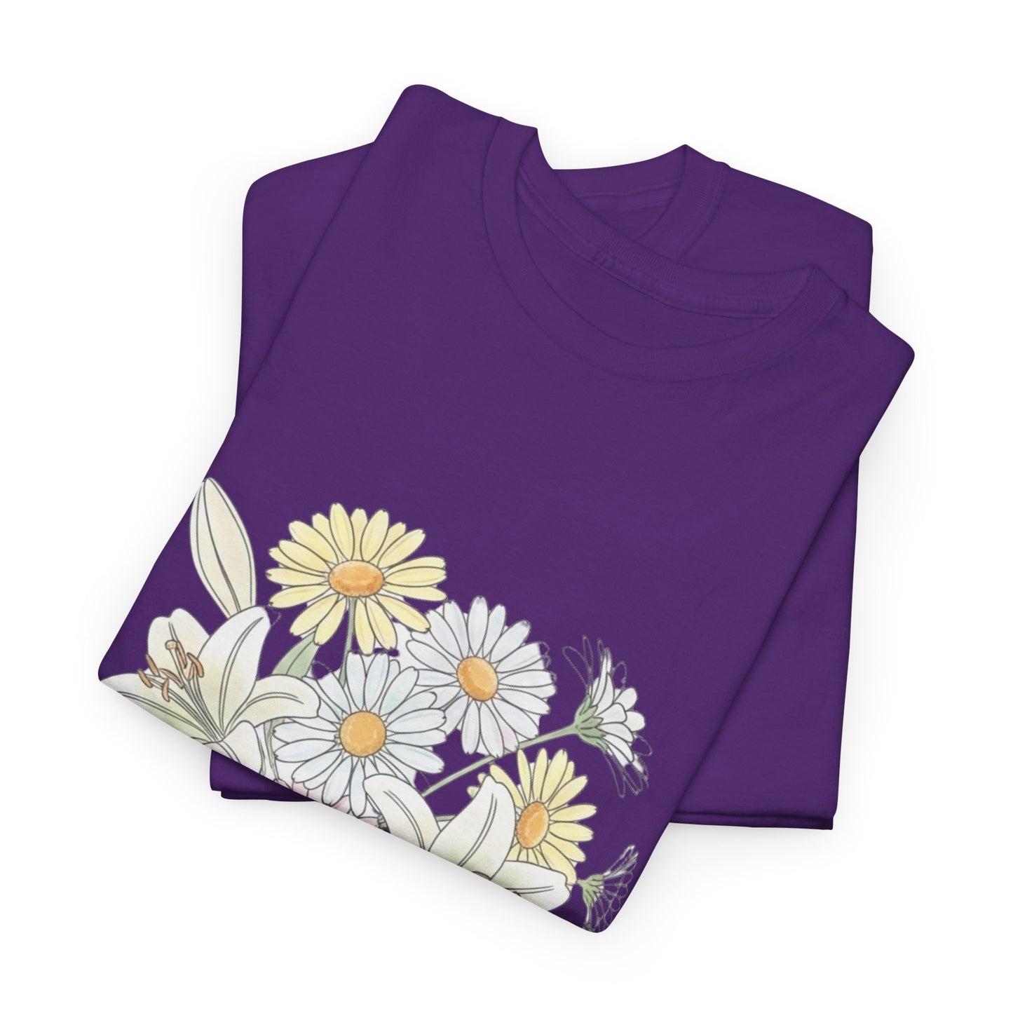 Mama Floral Tee — Pastel Daisy Bouquet Mother's Day Shirt