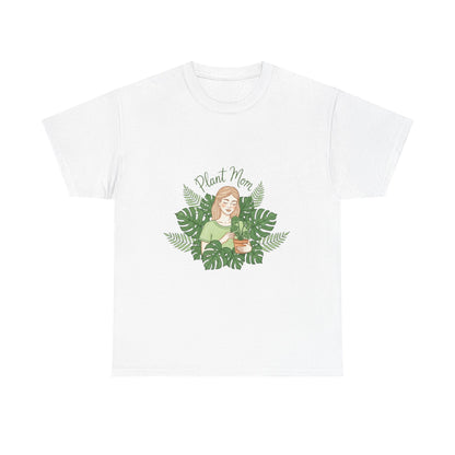 Plant Mom T-Shirt — Cute Botanical Graphic Tee for Plant Lovers