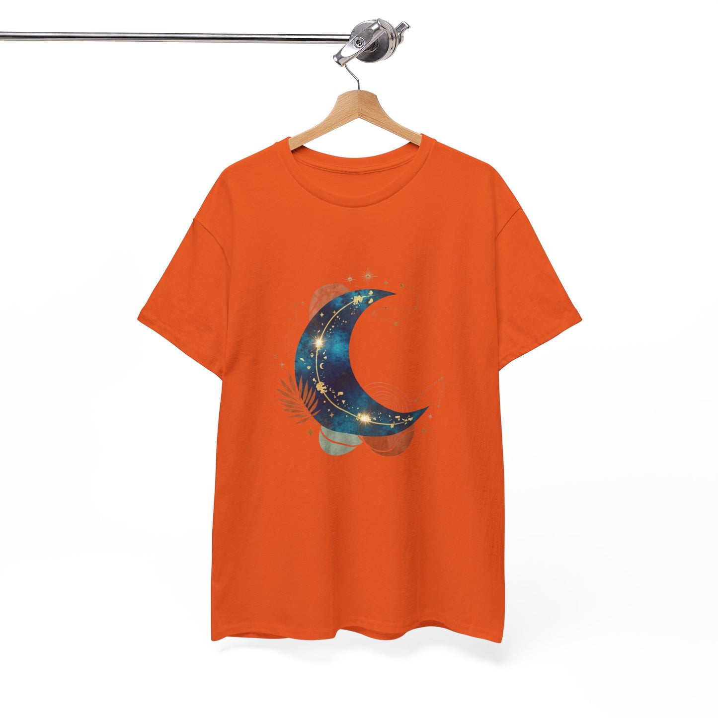 Celestial Moon Graphic Tee — Starry Crescent Night Shirt Boho Gift for Her