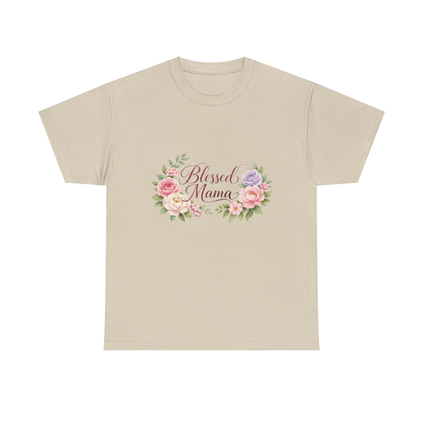 Blessed Mama Floral T-Shirt – Mother's Day Gift for Mom
