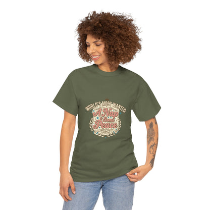 Women Self Care Graphic T-Shirt | Retro Floral Mom Gift Tee | Funny Nap Shirt for Women
