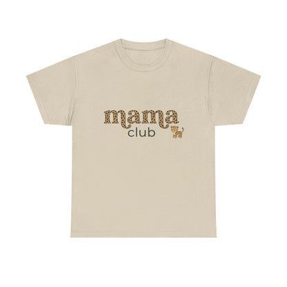 Mama Club Tee — Leopard Print 'Mama Club' Graphic T-Shirt