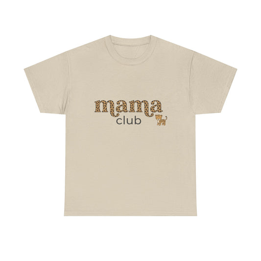 Mama Club Tee — Leopard Print 'Mama Club' Graphic T-Shirt