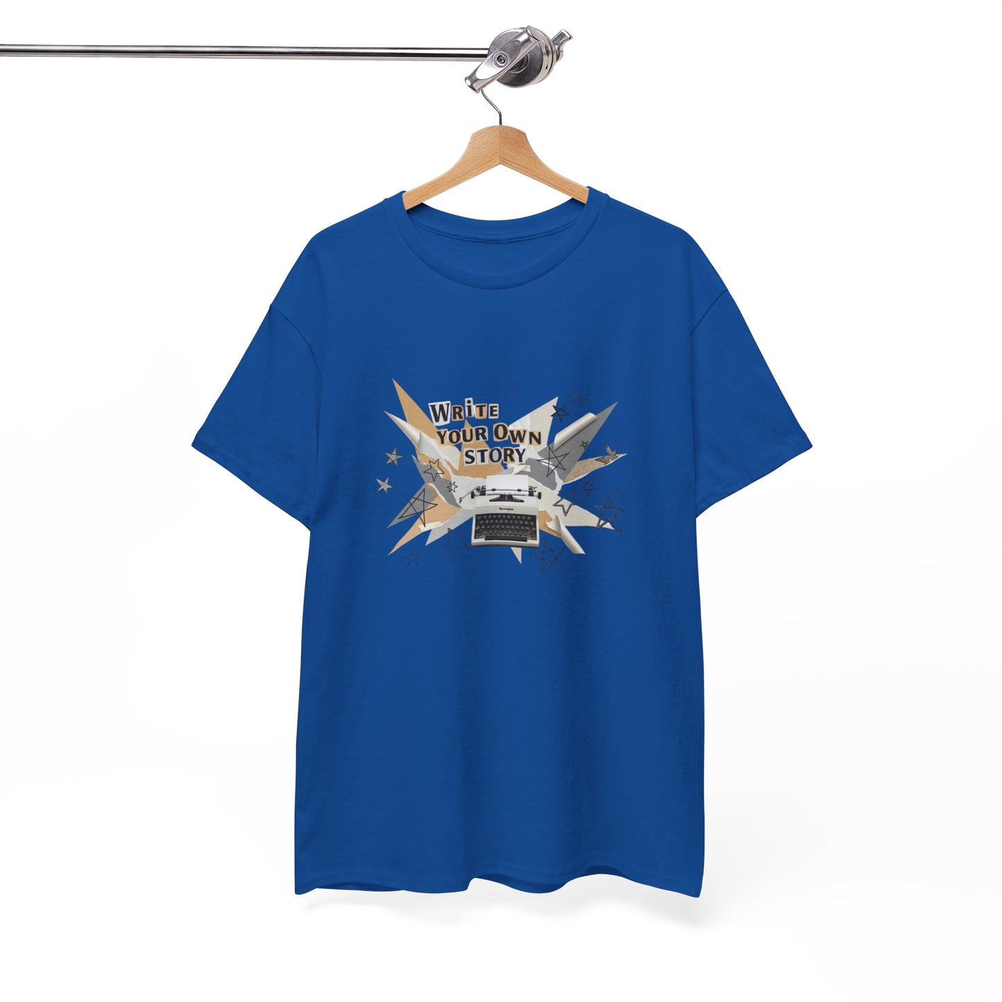Write Your Own Story T-Shirt — Typewriter Graphic Tee Writer Gift Inspirational