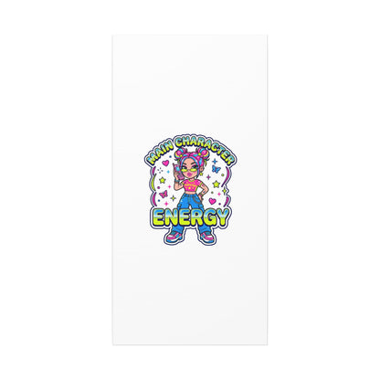Main Character Energy Canvas | Y2K Aesthetic, Retro Internet Pop Art