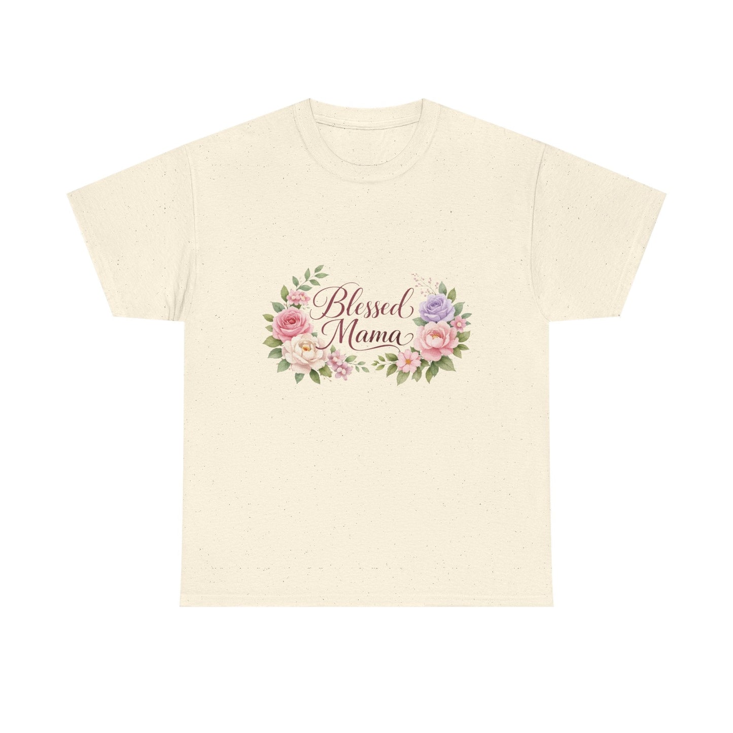 Blessed Mama Floral T-Shirt – Mother's Day Gift for Mom