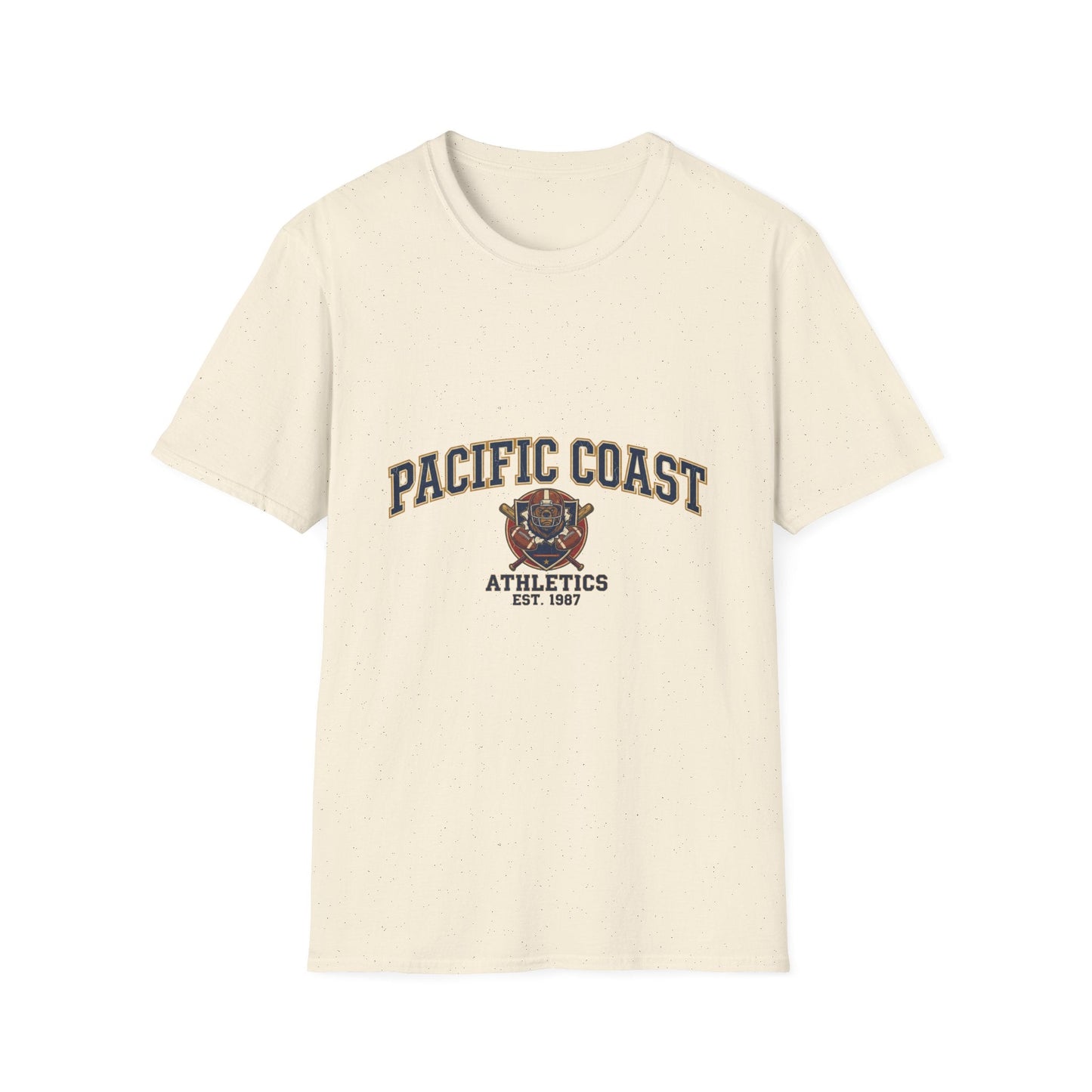 Pacific Coast Athletics T-Shirt — Vintage Bear College Tee
