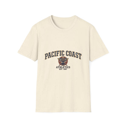 Pacific Coast Athletics T-Shirt — Vintage Bear College Tee