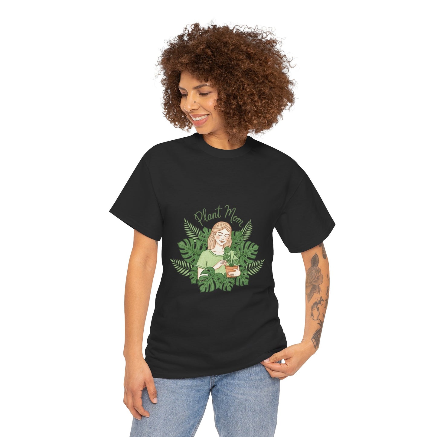 Plant Mom T-Shirt — Cute Botanical Graphic Tee for Plant Lovers