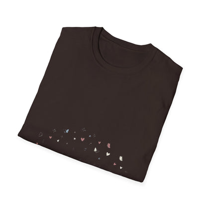 Floral Minimalist T‑Shirt — "Small Kind of Lovely" Chest Script