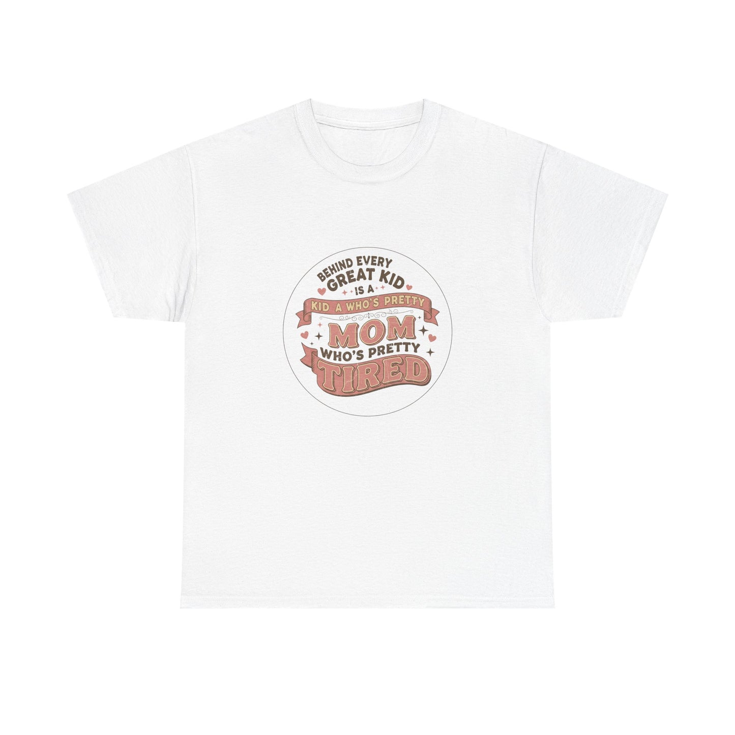 Pretty Tired Mom T-Shirt Funny Vintage Tee Gift for Mom Women Funny Mom Shirt