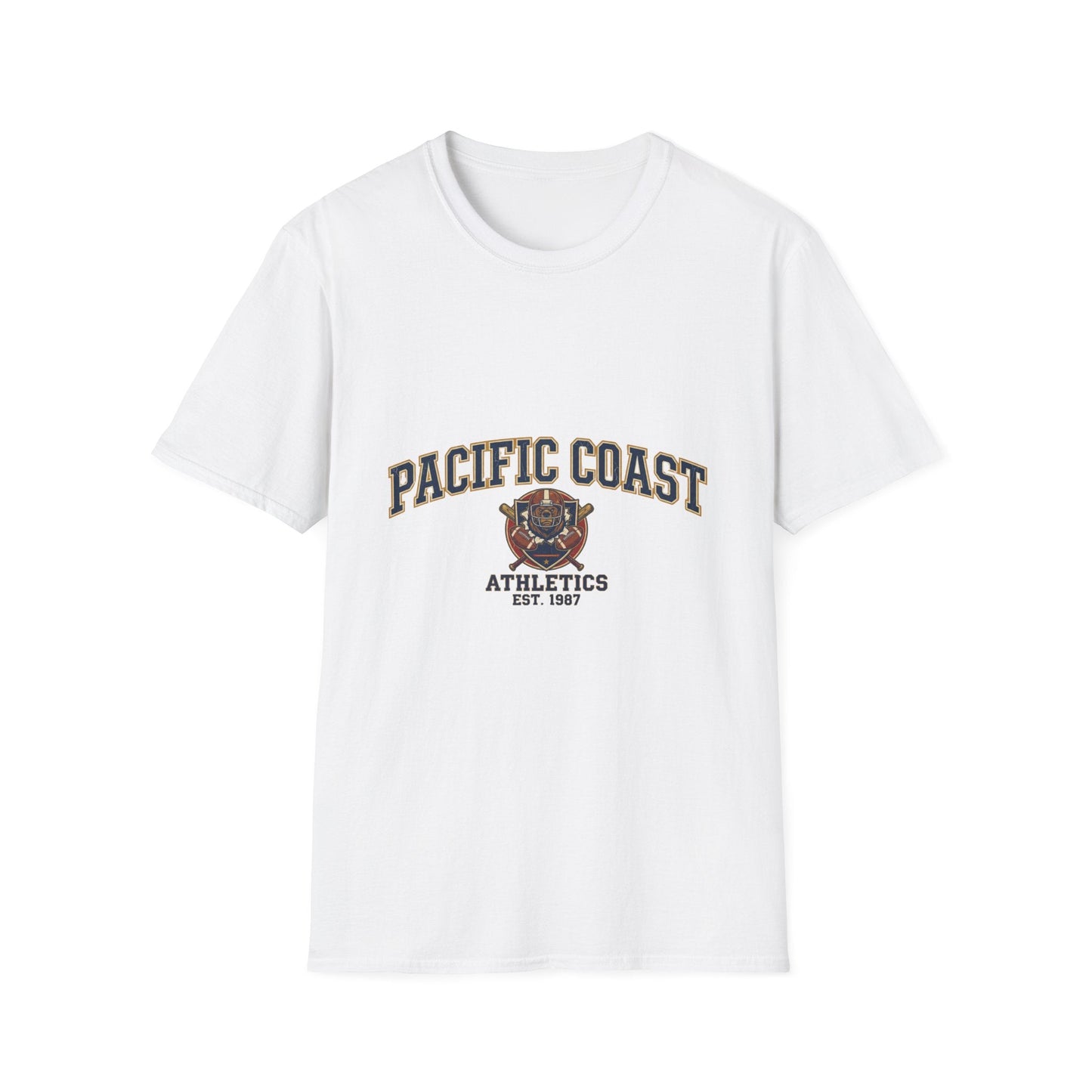 Pacific Coast Athletics T-Shirt — Vintage Bear College Tee