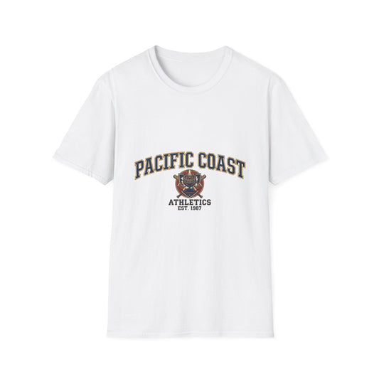 Pacific Coast Athletics T-Shirt — Vintage Bear College Tee