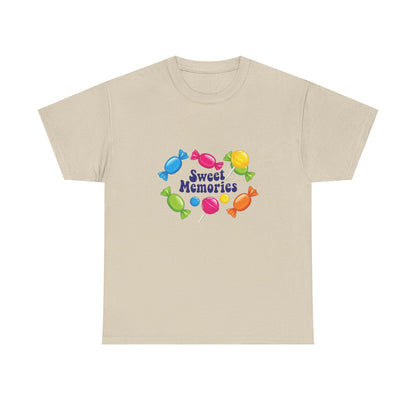 Sweet Memories Candy Tee — Retro Candy Graphic Unisex T-Shirt