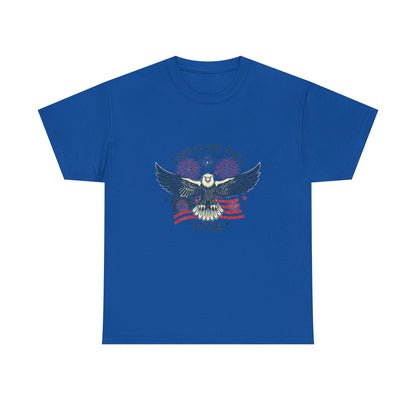 Land of the Free Eagle T-Shirt — 1776 Vintage Patriotic American Tee Gift