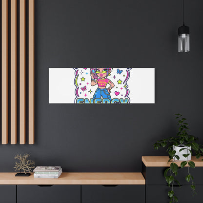 Main Character Energy Canvas | Y2K Aesthetic, Retro Internet Pop Art