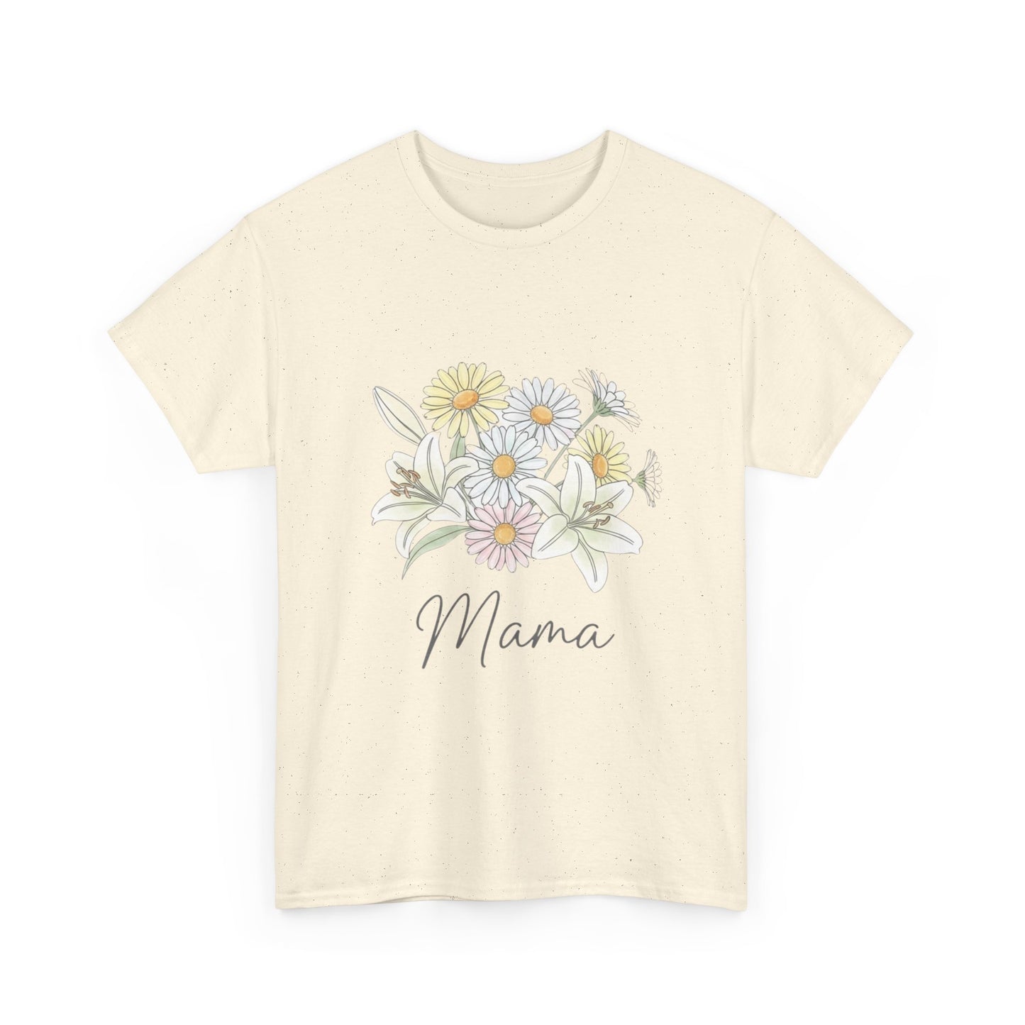 Mama Floral Tee — Pastel Daisy Bouquet Mother's Day Shirt