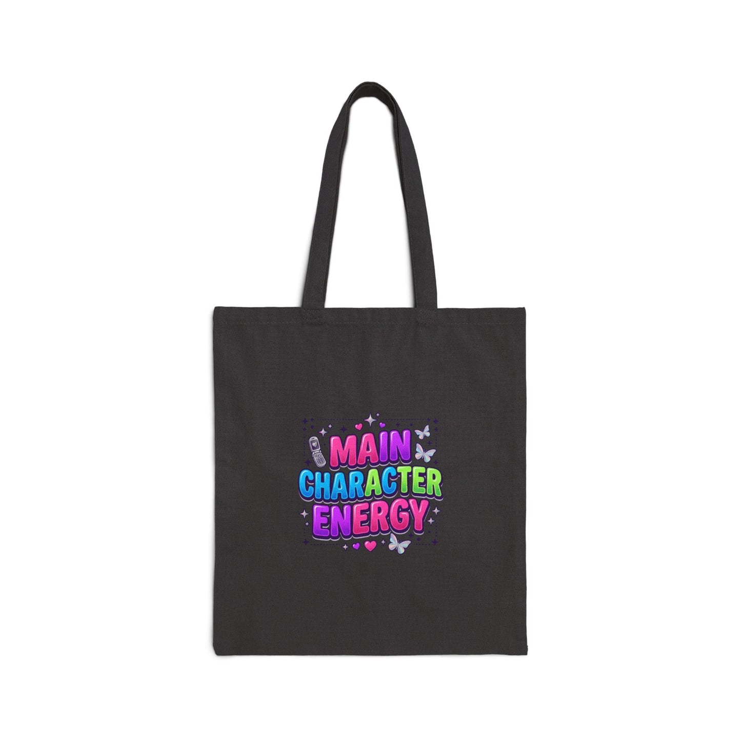 Main Character Energy Tote | Y2K aesthetic, retro internet pop graphic