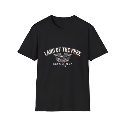 Land of the Free Eagle T-Shirt — Patriotic American Flag Tee