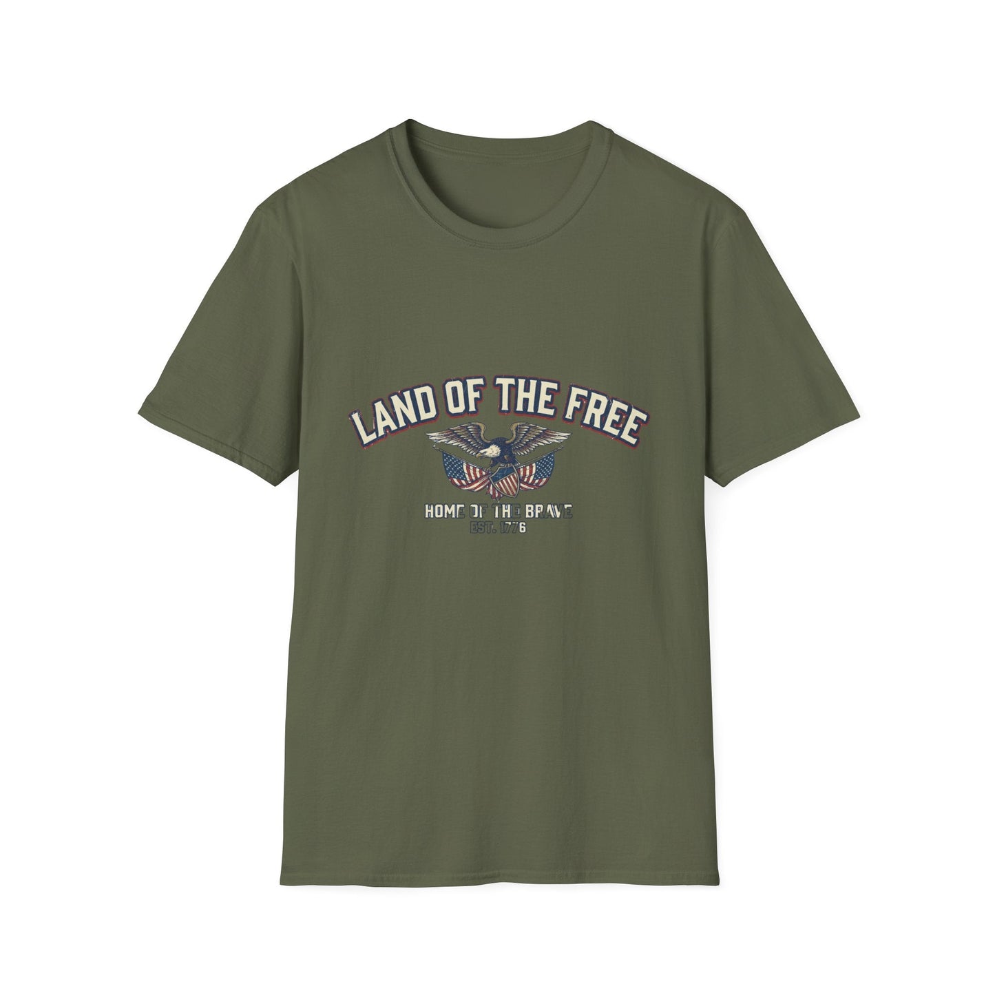 Land of the Free Eagle T-Shirt — Patriotic American Flag Tee
