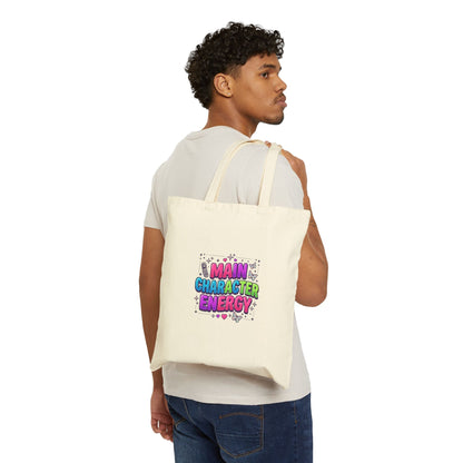 Main Character Energy Tote | Y2K aesthetic, retro internet pop graphic