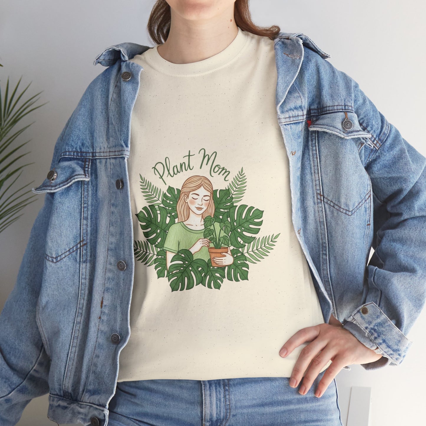 Plant Mom T-Shirt — Cute Botanical Graphic Tee for Plant Lovers
