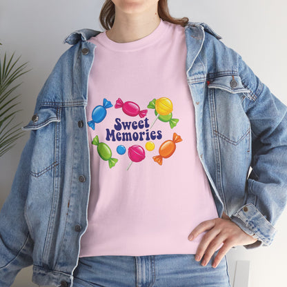 Sweet Memories Candy Tee — Retro Candy Graphic Unisex T-Shirt