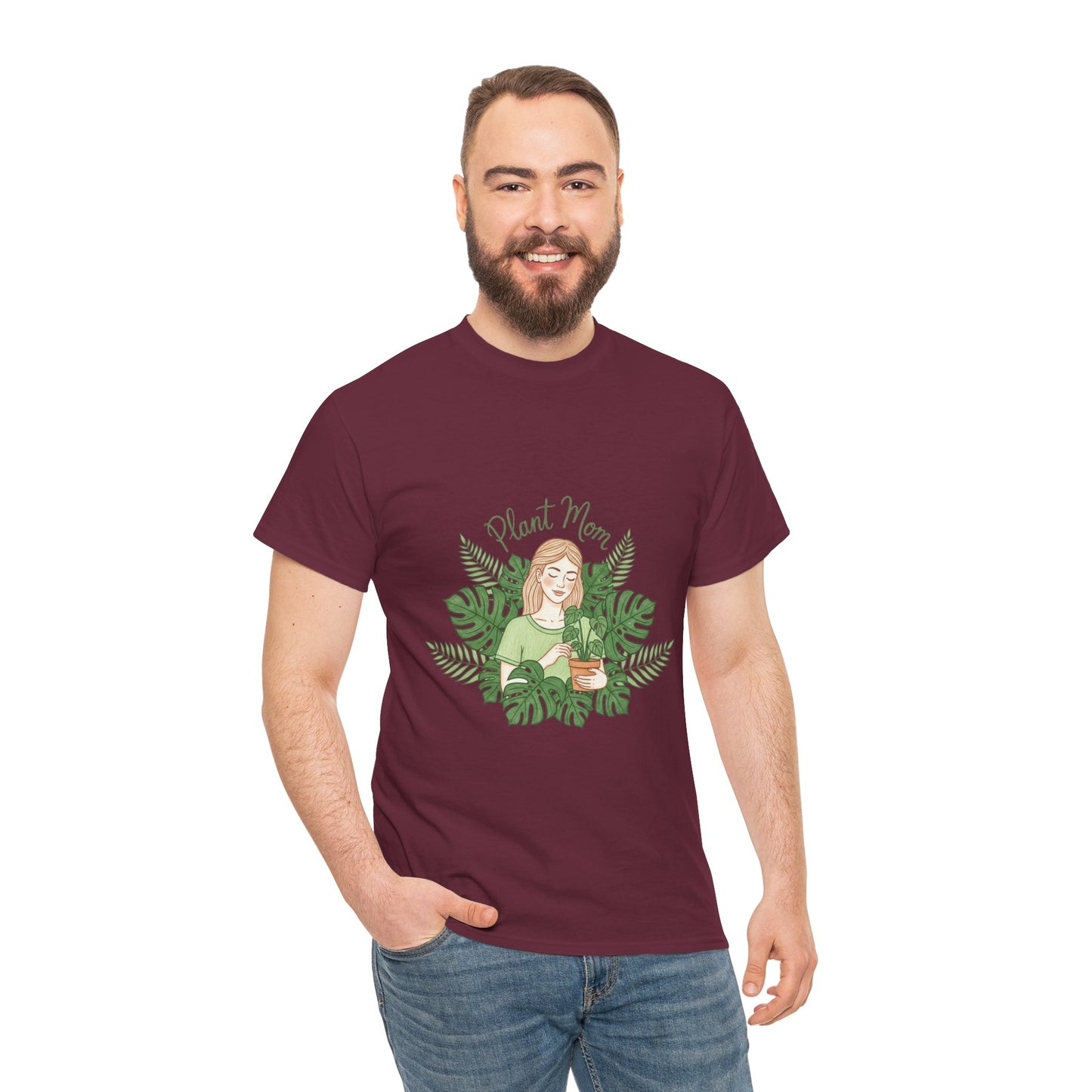 Plant Mom T-Shirt — Cute Botanical Graphic Tee for Plant Lovers