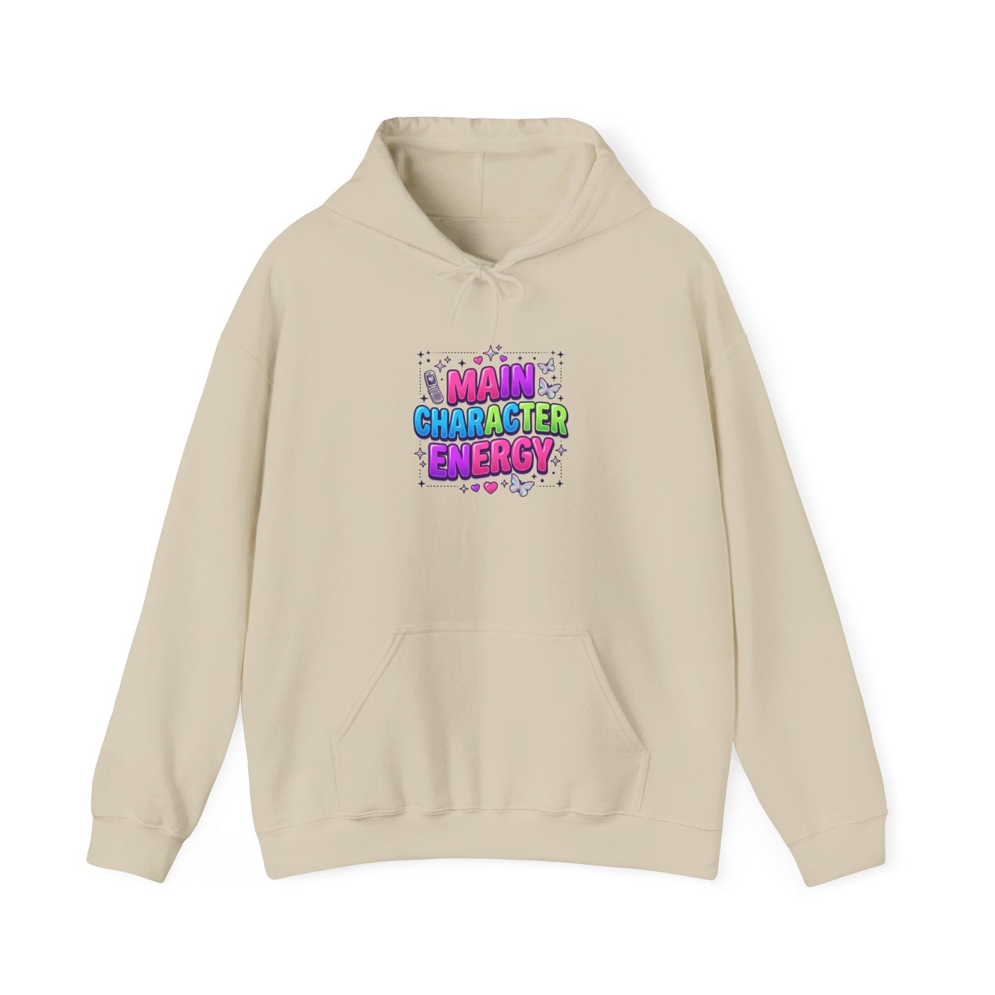 Main Character Energy Hoodie | Y2K aesthetic, 2000s retro internet style