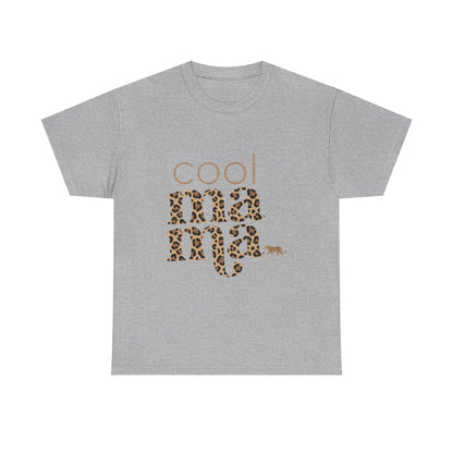 Cool Mama Leopard Print T-Shirt | Casual Mom Tee