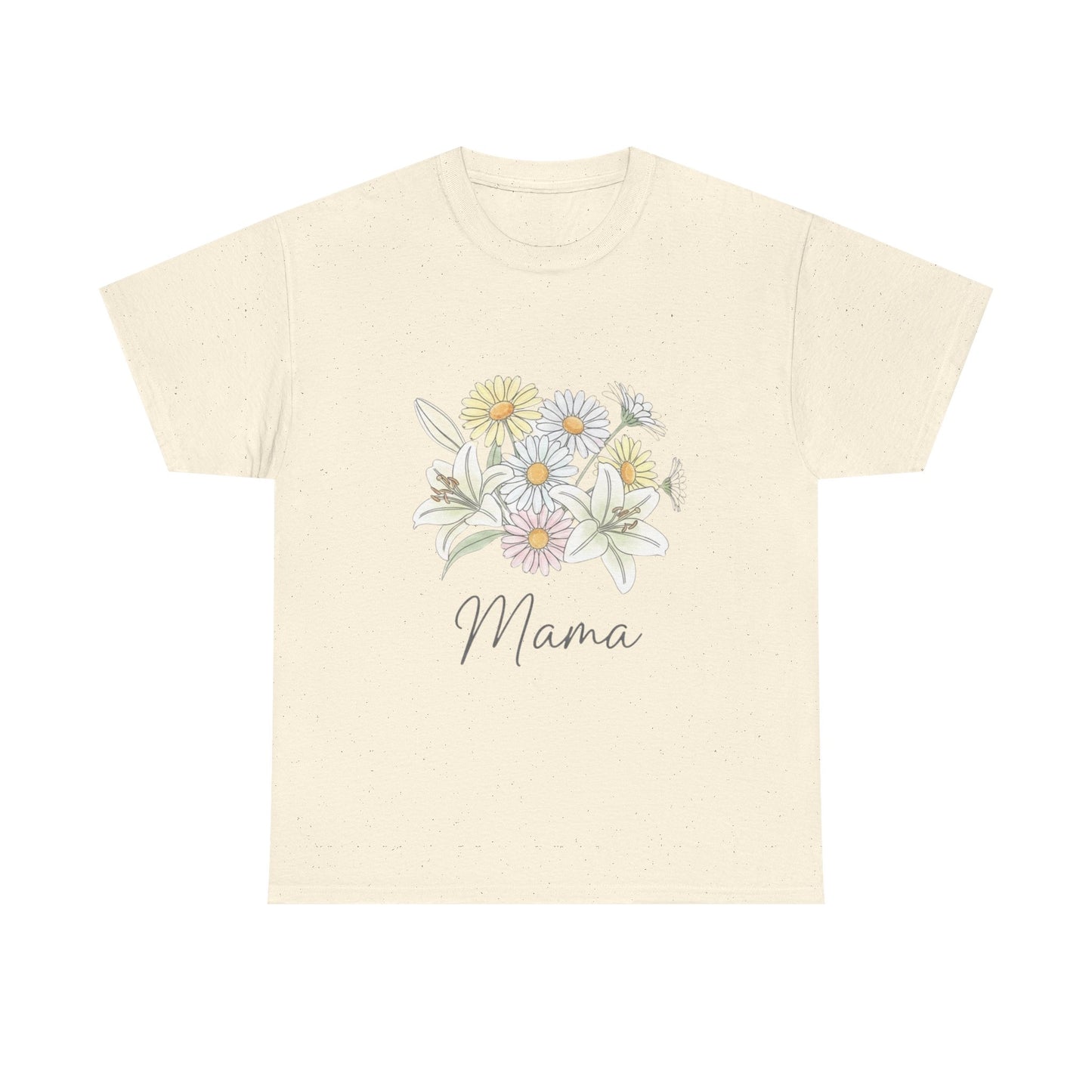 Mama Floral Tee — Pastel Daisy Bouquet Mother's Day Shirt
