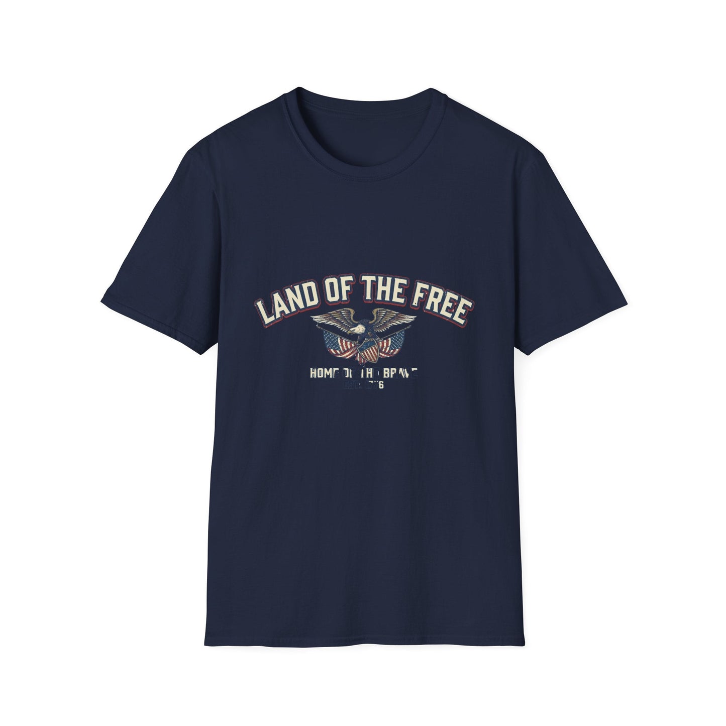 Land of the Free Eagle T-Shirt — Patriotic American Flag Tee
