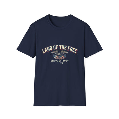 Land of the Free Eagle T-Shirt — Patriotic American Flag Tee