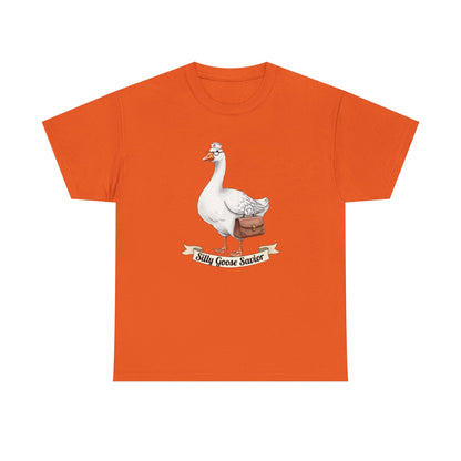 Goose Savior T-Shirt — Vintage Illustrated Goose Tee Whimsical Animal Gift
