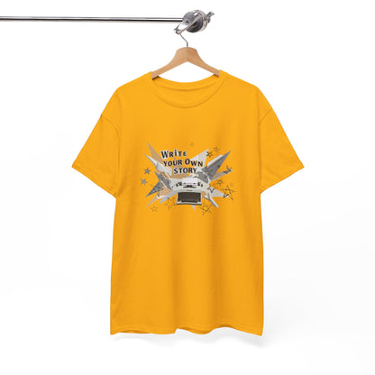 Write Your Own Story T-Shirt — Typewriter Graphic Tee Writer Gift Inspirational