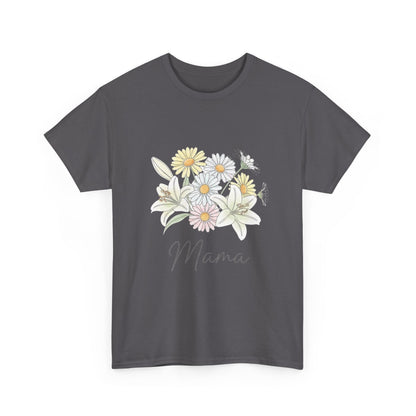 Mama Floral Tee — Pastel Daisy Bouquet Mother's Day Shirt