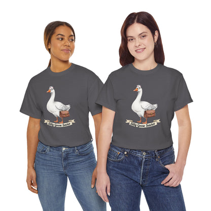 Goose Savior T-Shirt — Vintage Illustrated Goose Tee Whimsical Animal Gift